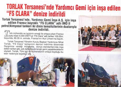 GISBIR Magazine: FS Clara meet the sea